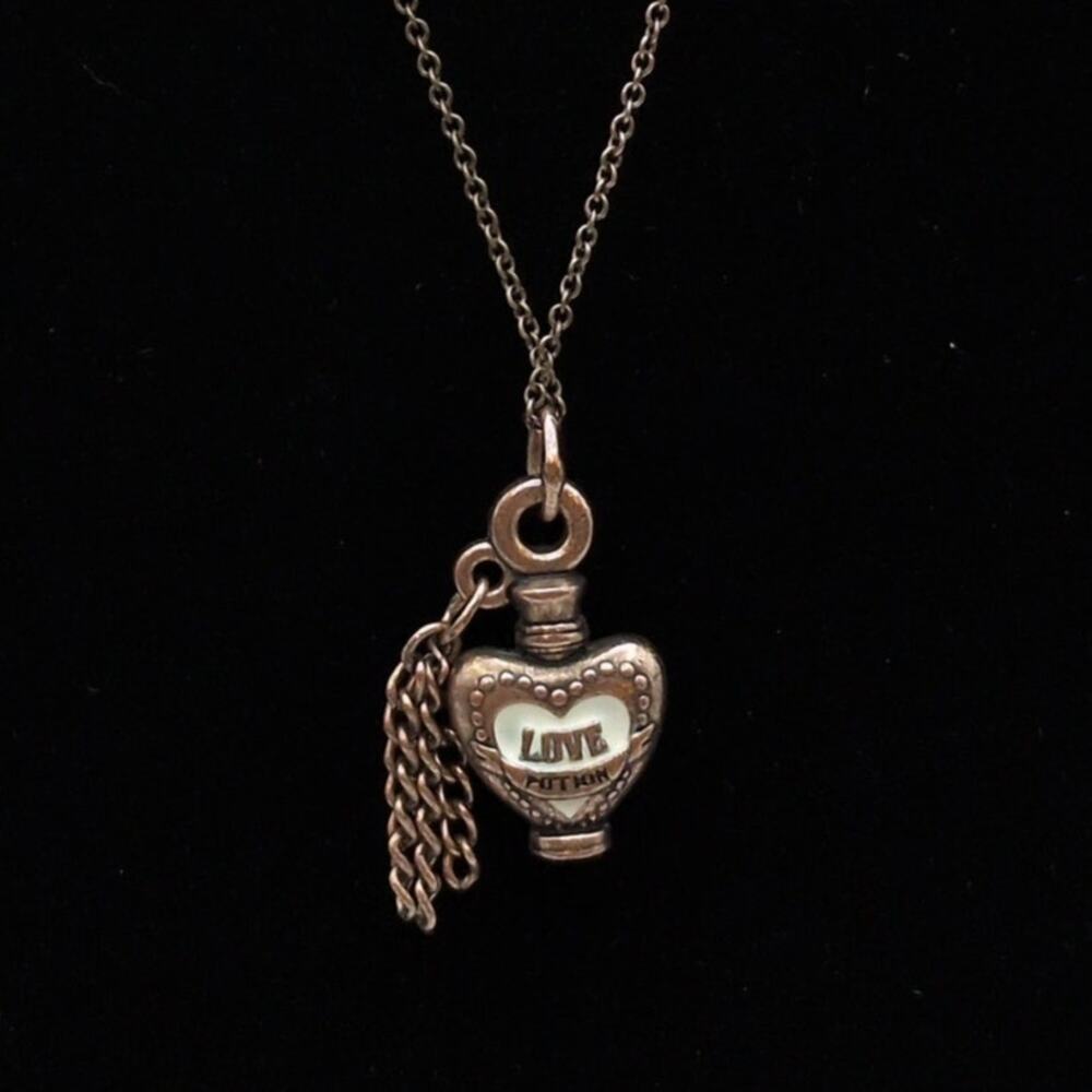 Harry Potter Alex and Ani Love Potion Adjustable Pendant Necklace Rose Gold Tone